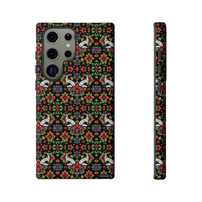 Tough Cases, Taurus, Zodiac v2, Flower Pattern