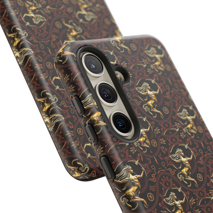 Tough Cases, Sagittarius, Zodiac, Metal Pattern