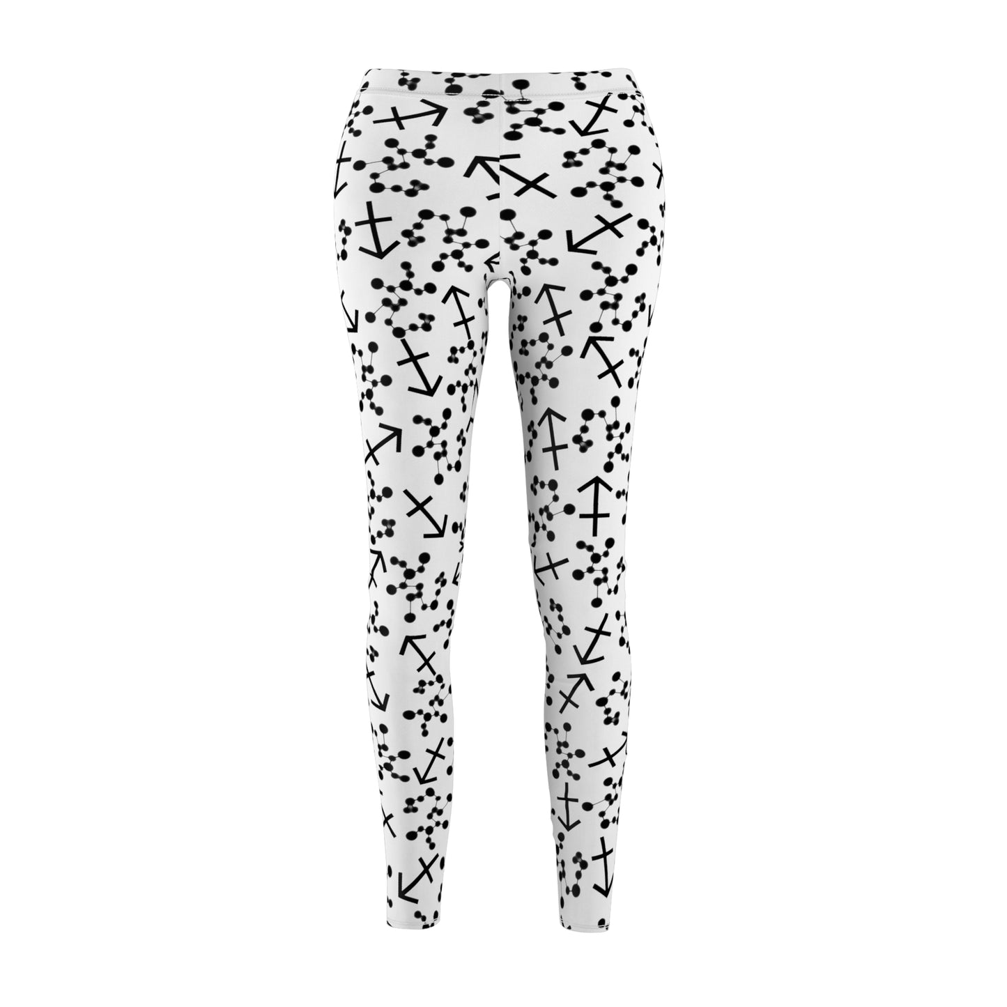 Women's Zodiac Cut & Sew Casual Leggings Sagittarius Zodiac sign