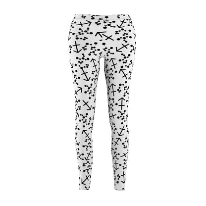 Women's Zodiac Cut & Sew Casual Leggings Sagittarius Zodiac sign