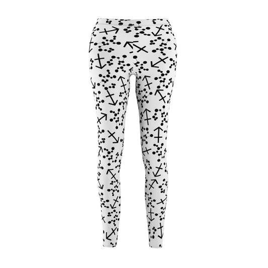 Women's Zodiac Cut & Sew Casual Leggings Sagittarius Zodiac sign