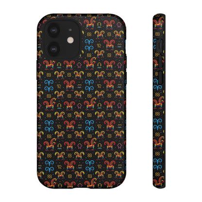 Tough Cases, Aries, Zodiac v1, Metal Pattern