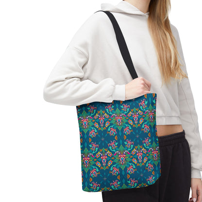 Tote Bag (AOP), Taurus, Zodiac v1, Jewel Pattern