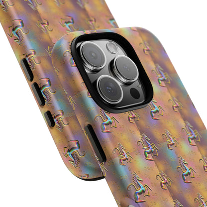 Tough Cases, Aquarius, Zodiac v1, Metal Pattern