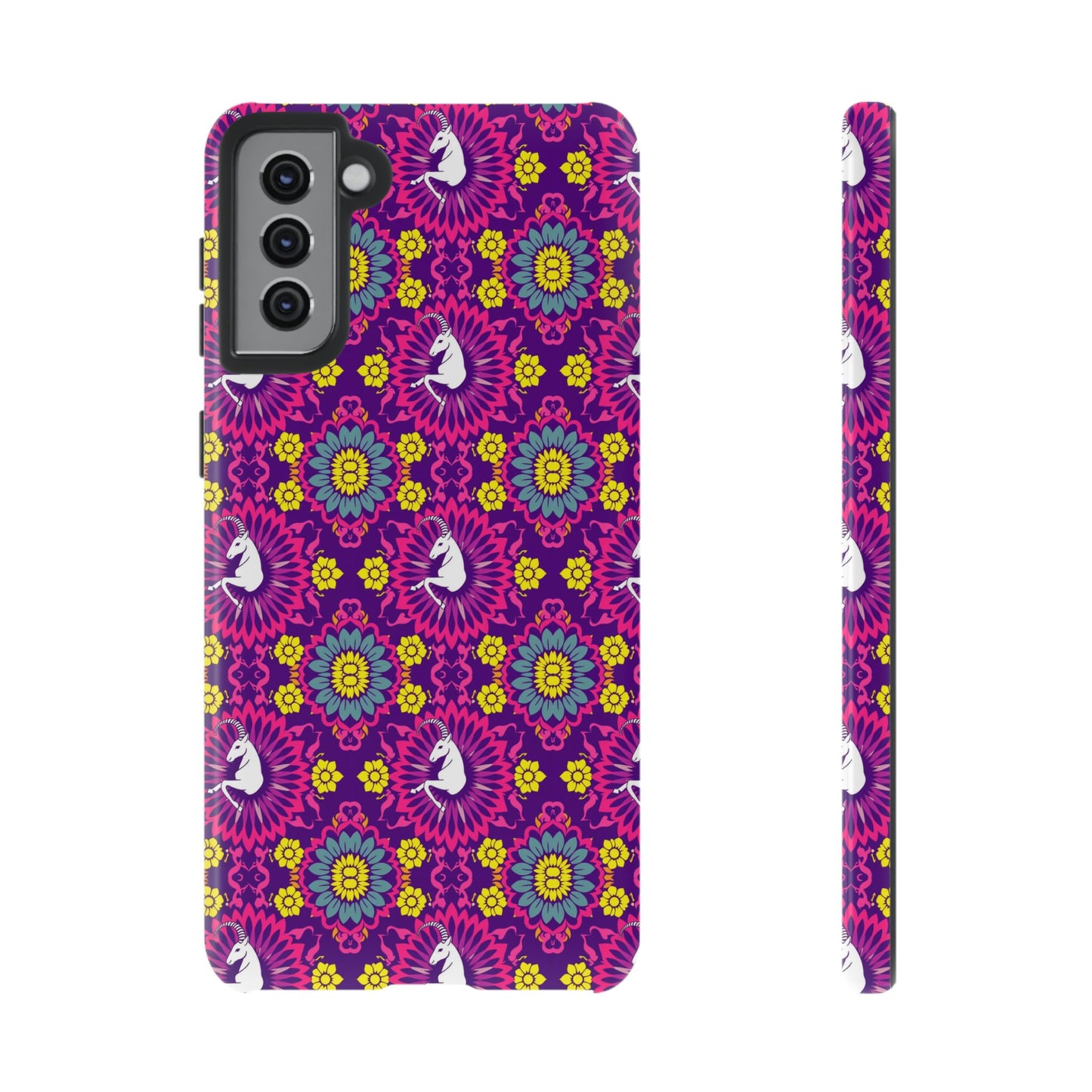 Tough Cases, Capricorn, Zodiac, Flower Pattern
