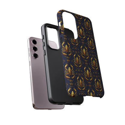 Tough Cases, Scorpio, Zodiac, Metal Pattern