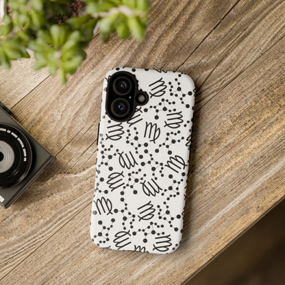 Tough Cases with the Virgo Zodiac sign for iPhone, Samsung Galaxy, and Google Pixel devices