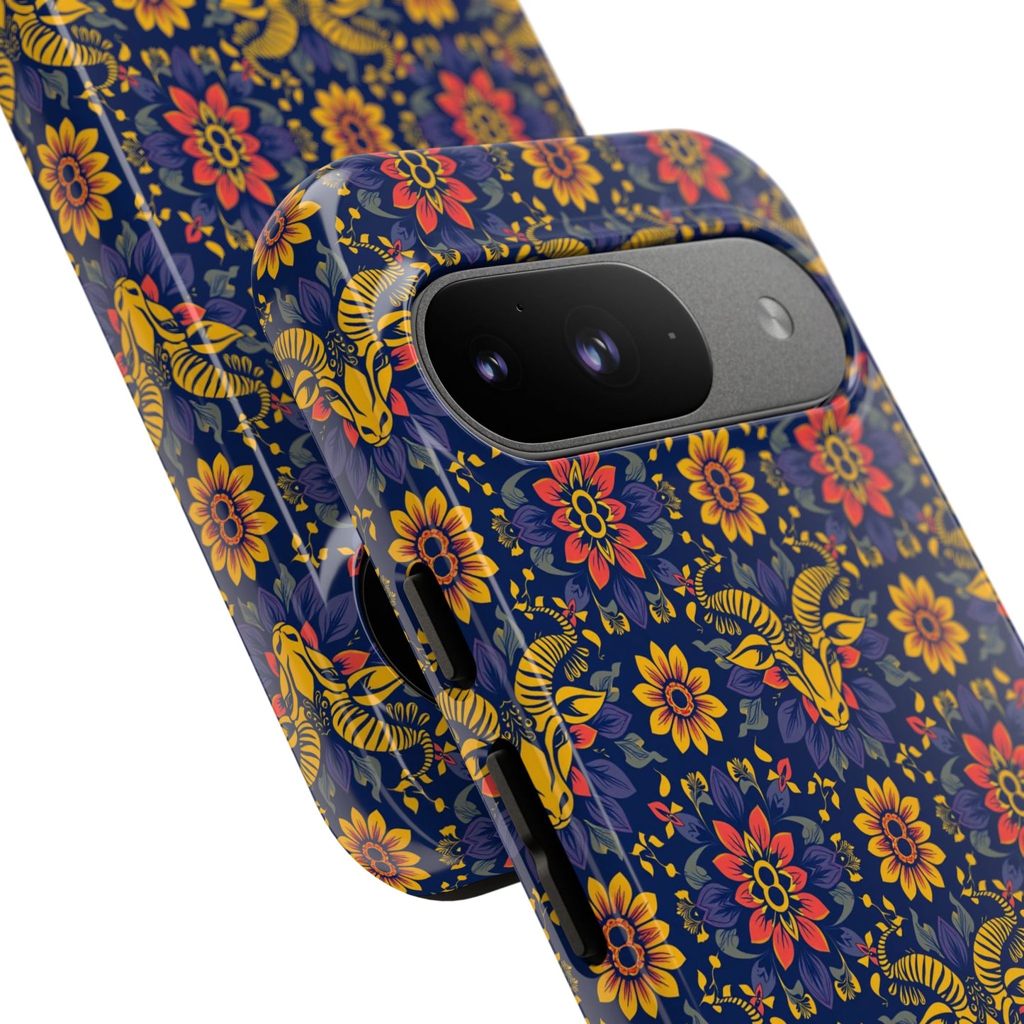 Tough Cases, Taurus, Zodiac v3, Flower Pattern