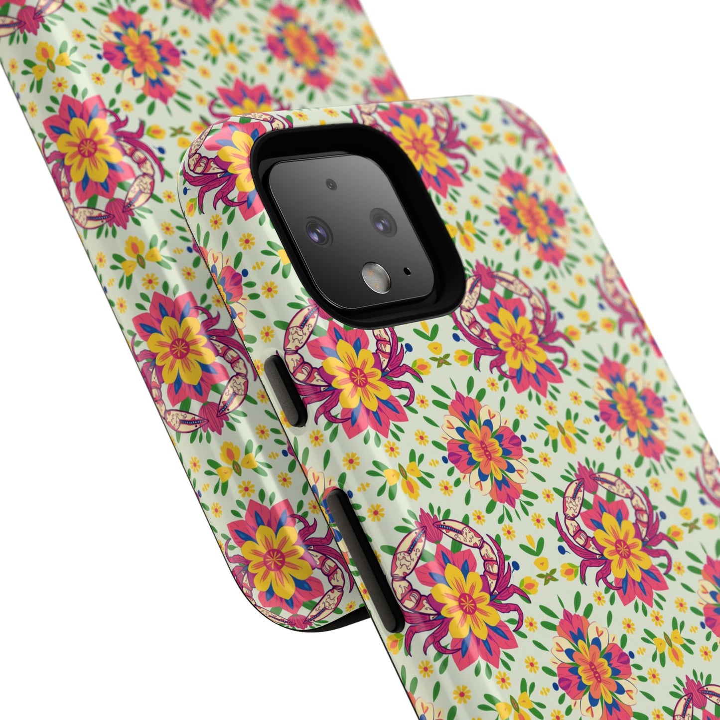 Tough Cases, Cancer, Zodiac v3, Flower Pattern