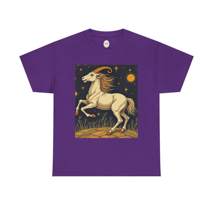 Unisex Heavy Cotton T-Shirt, Aries Animal, Zodiac Design