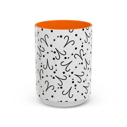 Accent Coffee Mug with the Aries sign (11, 15oz)