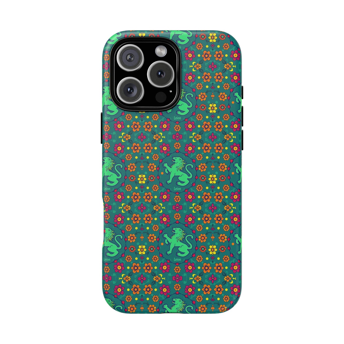 Tough Cases, Leo, Zodiac v3, Flower Pattern