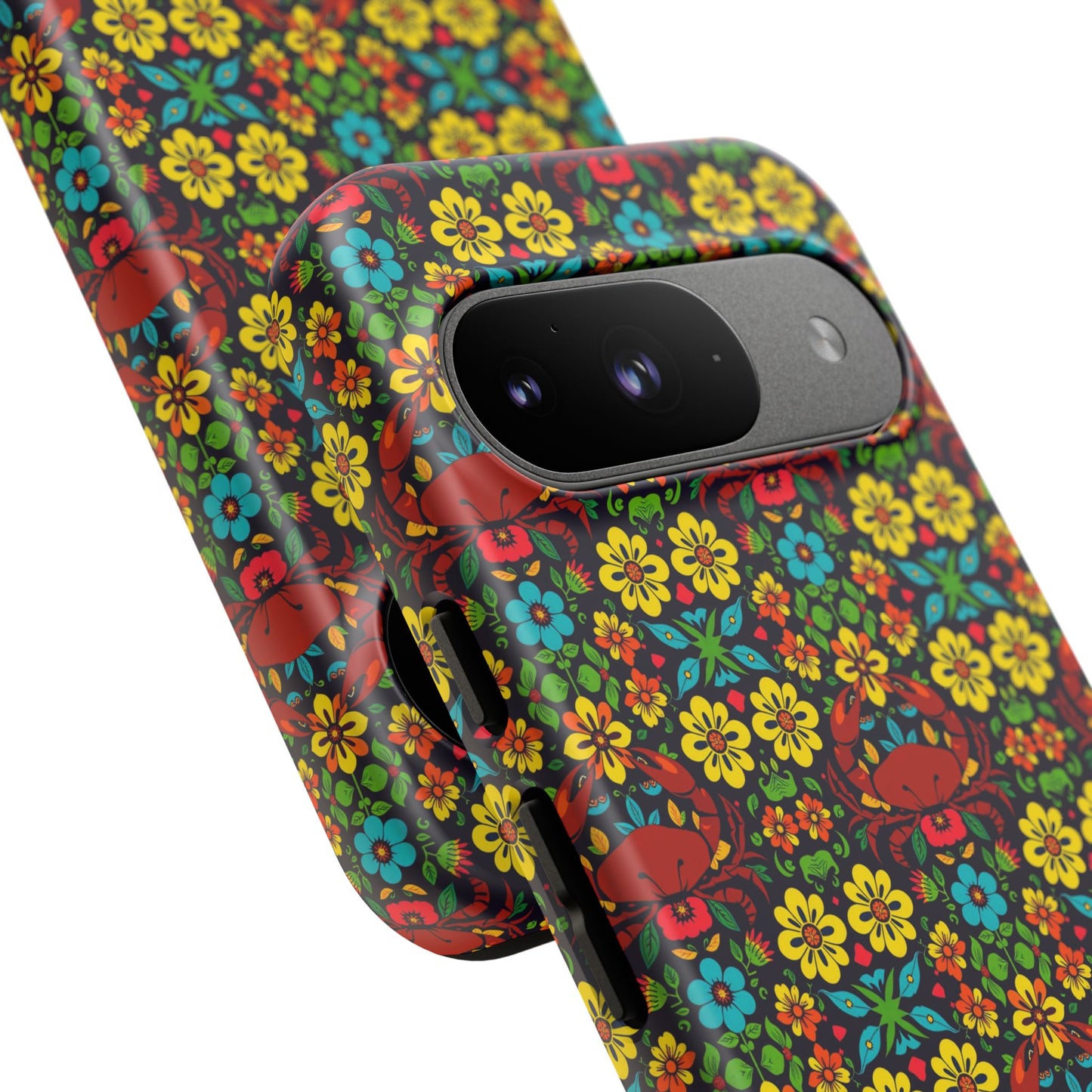Tough Cases, Cancer, Zodiac v2, Flower Pattern