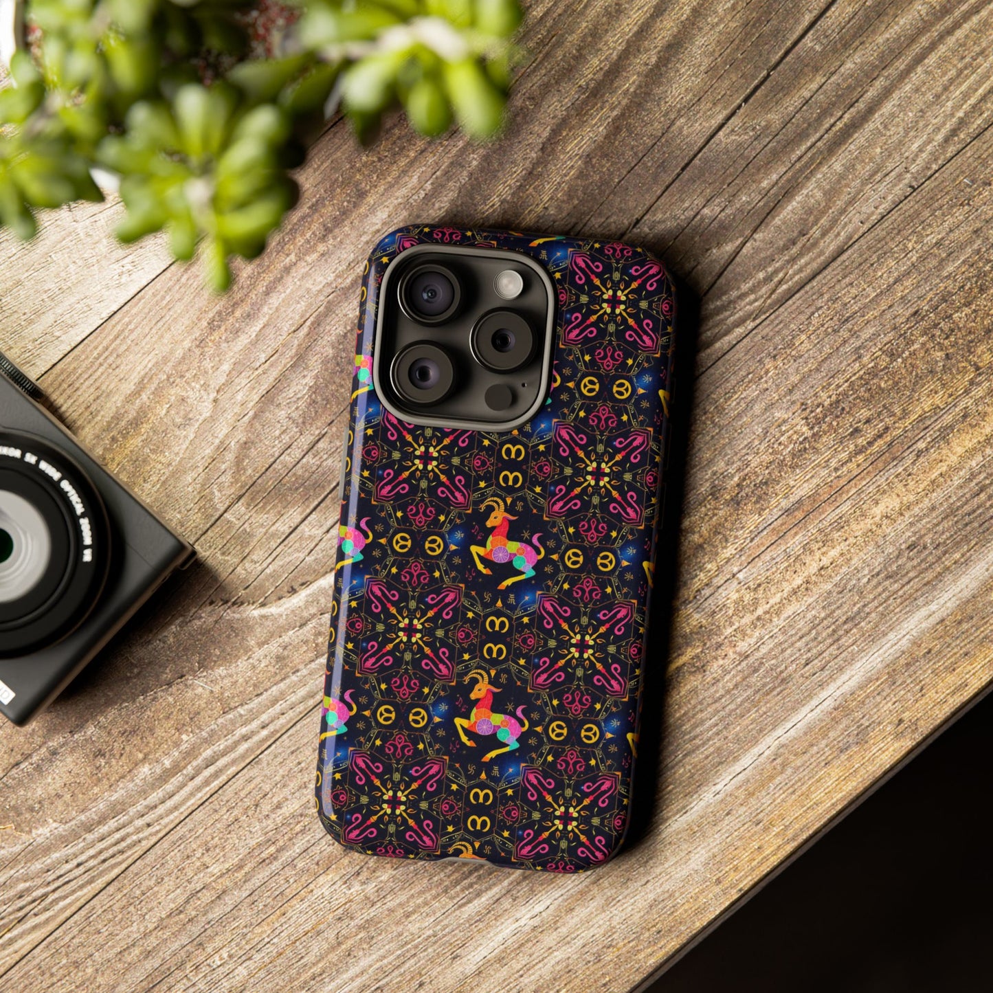 Tough Cases, Capricorn, Zodiac v2, Metal Pattern