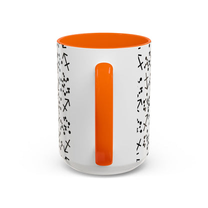 Accent Coffee Mug with the Sagittarius sign (11, 15oz)
