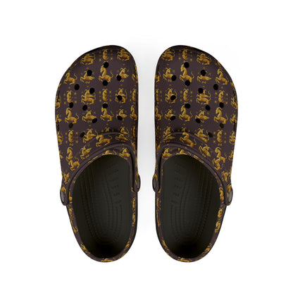 EVA Foam Rubber Shoes, (AOP), Capricorn, Zodiac v3, Pattern