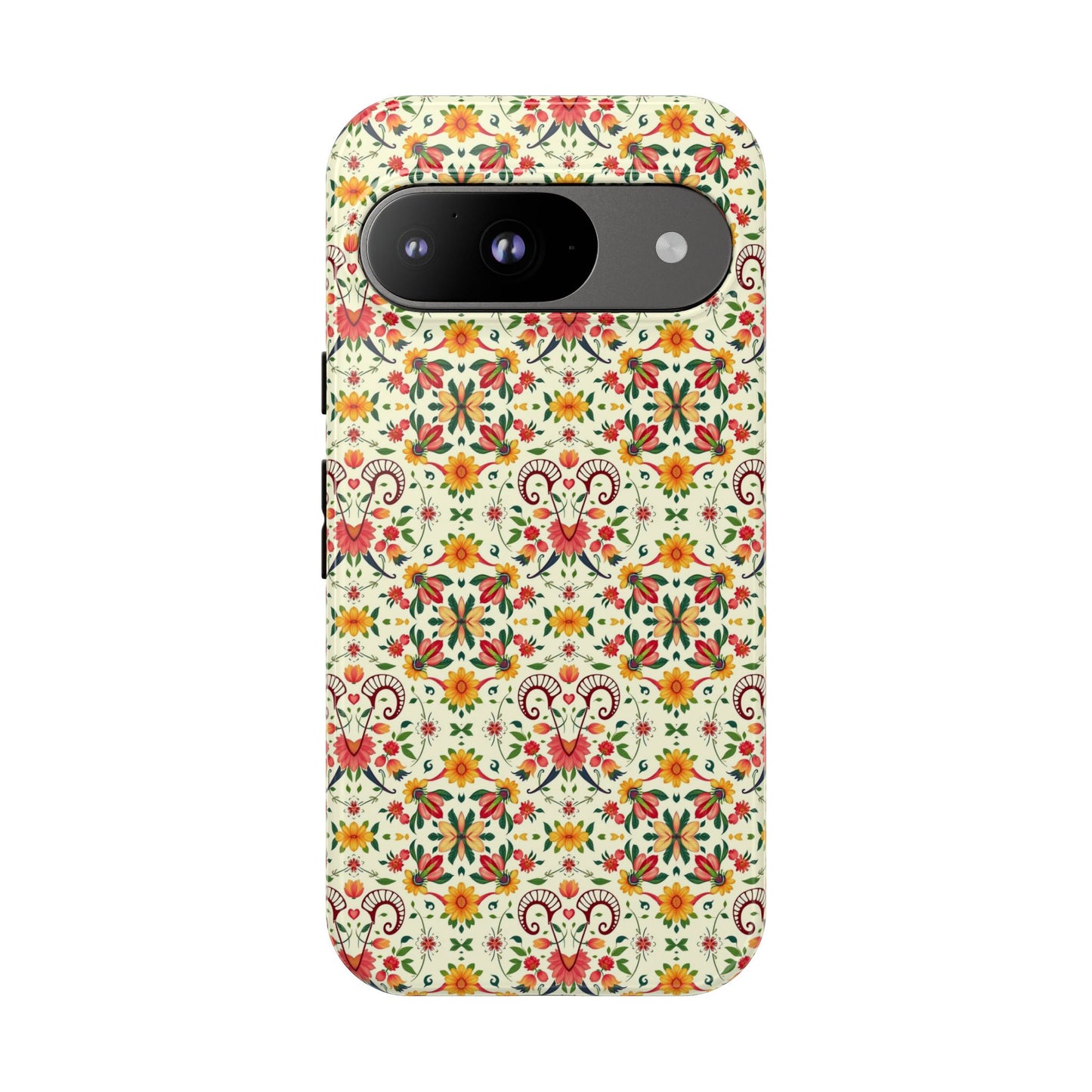 Tough Cases, Aries, Zodiac, Flower Pattern