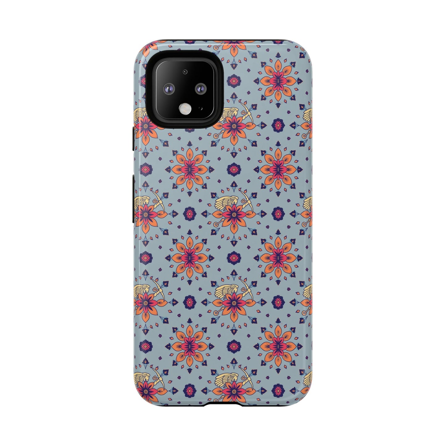 Tough Cases, Sagittarius, Zodiac v3, Flower Pattern