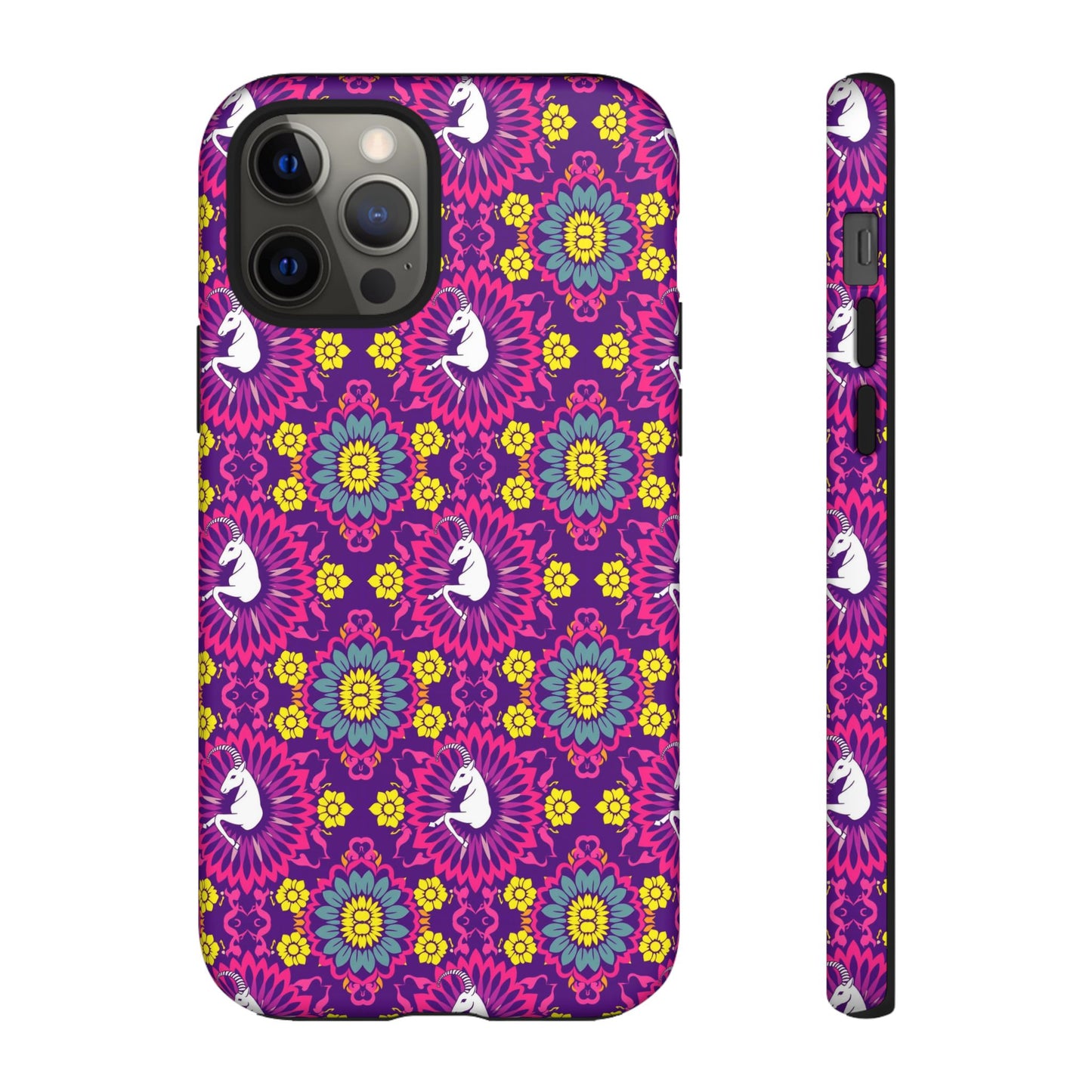Tough Cases, Capricorn, Zodiac, Flower Pattern