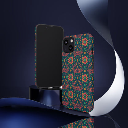 Tough Cases, Cancer, Zodiac v4, Flower Pattern