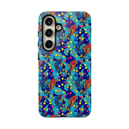 Tough Cases, Pisces, Zodiac v2, Bubble Pattern