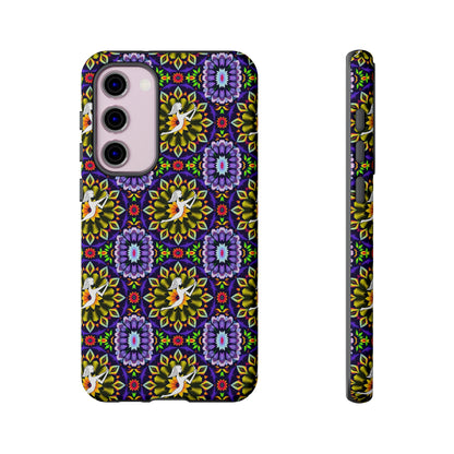 Tough Cases, Sagittarius, Zodiac v1, Flower Pattern