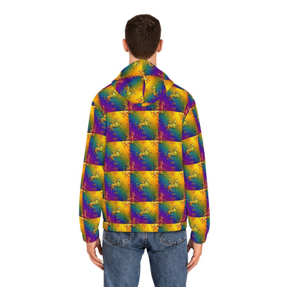 Full-Zip Hoodie (AOP), Virgo, Zodiac, Pattern