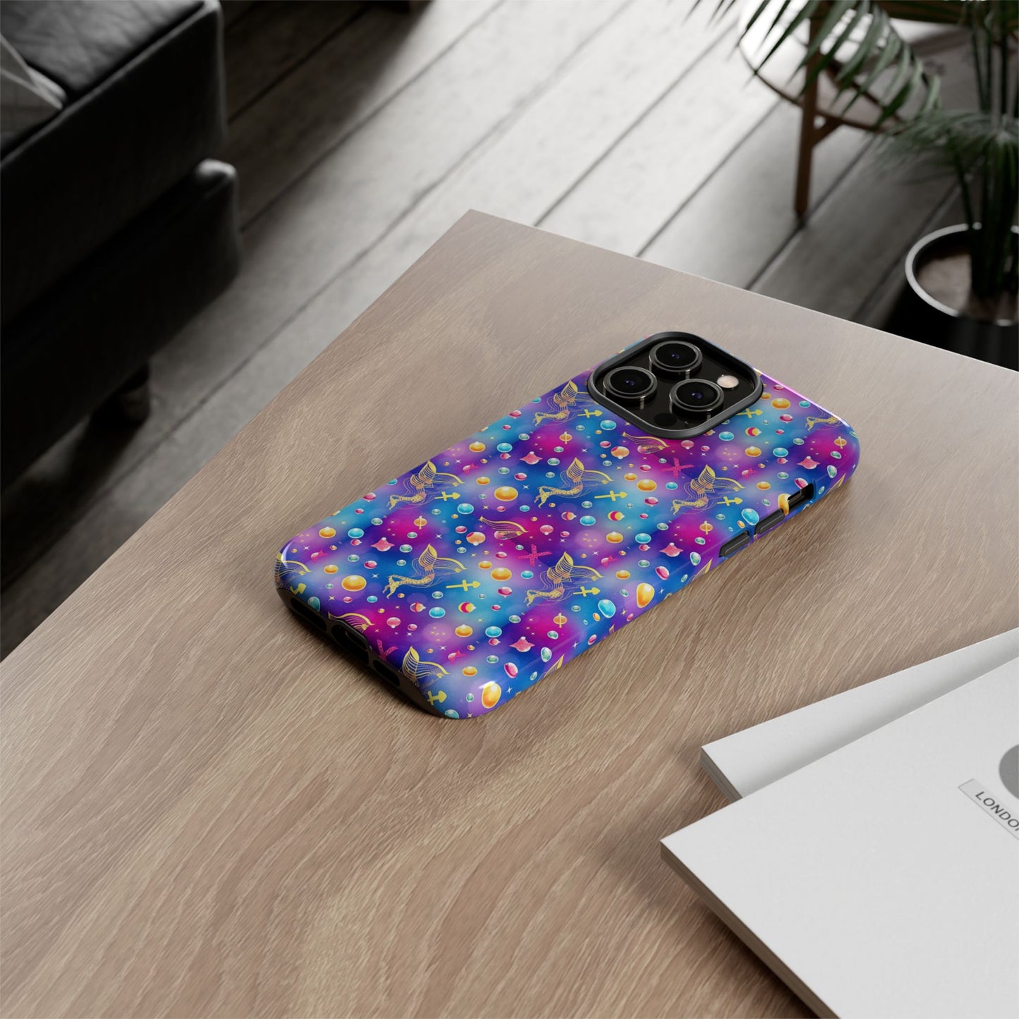 Tough Cases, Sagittarius, Zodiac v3, Bubble Pattern