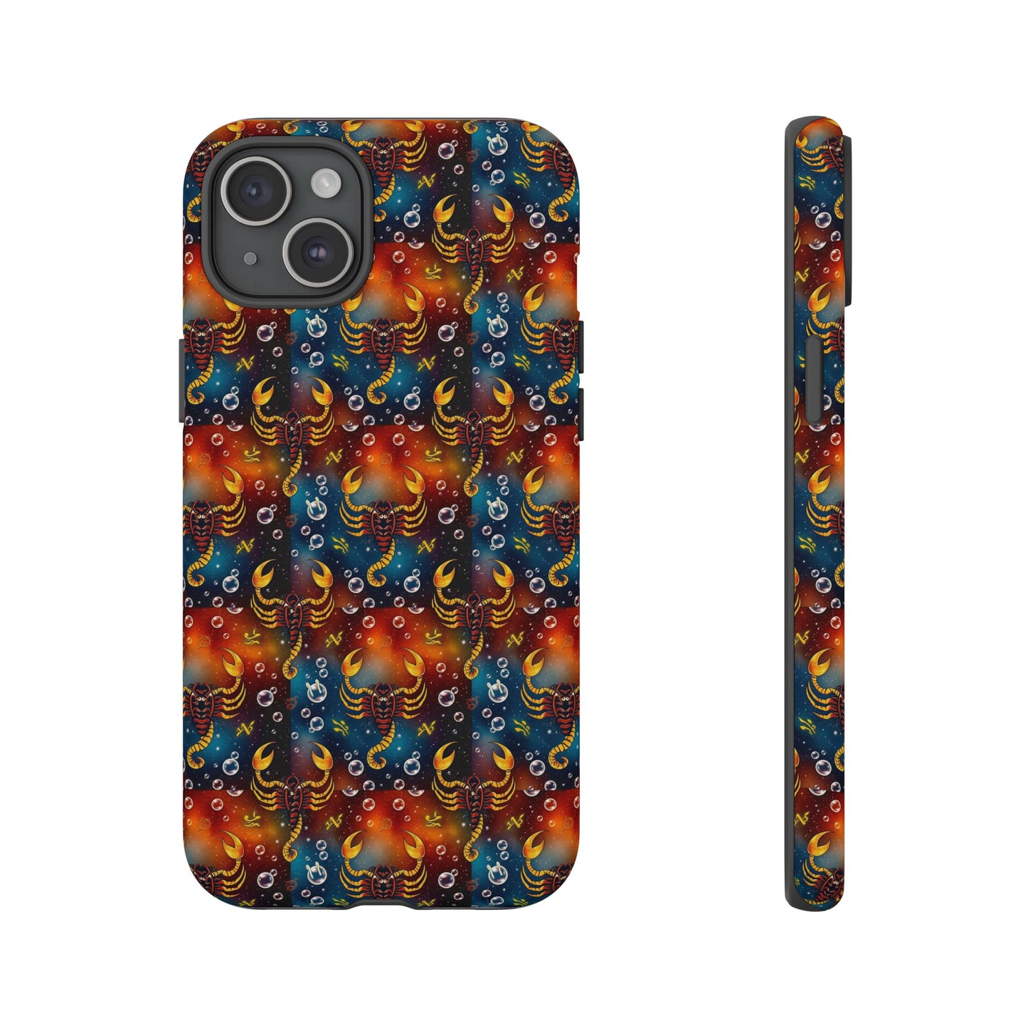 Tough Cases, Scorpio, Zodiac v2, Bubble Pattern