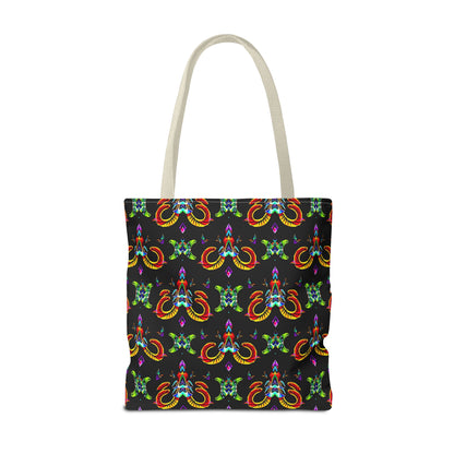 Tote Bag (AOP), Aries, Zodiac, Jewel Pattern