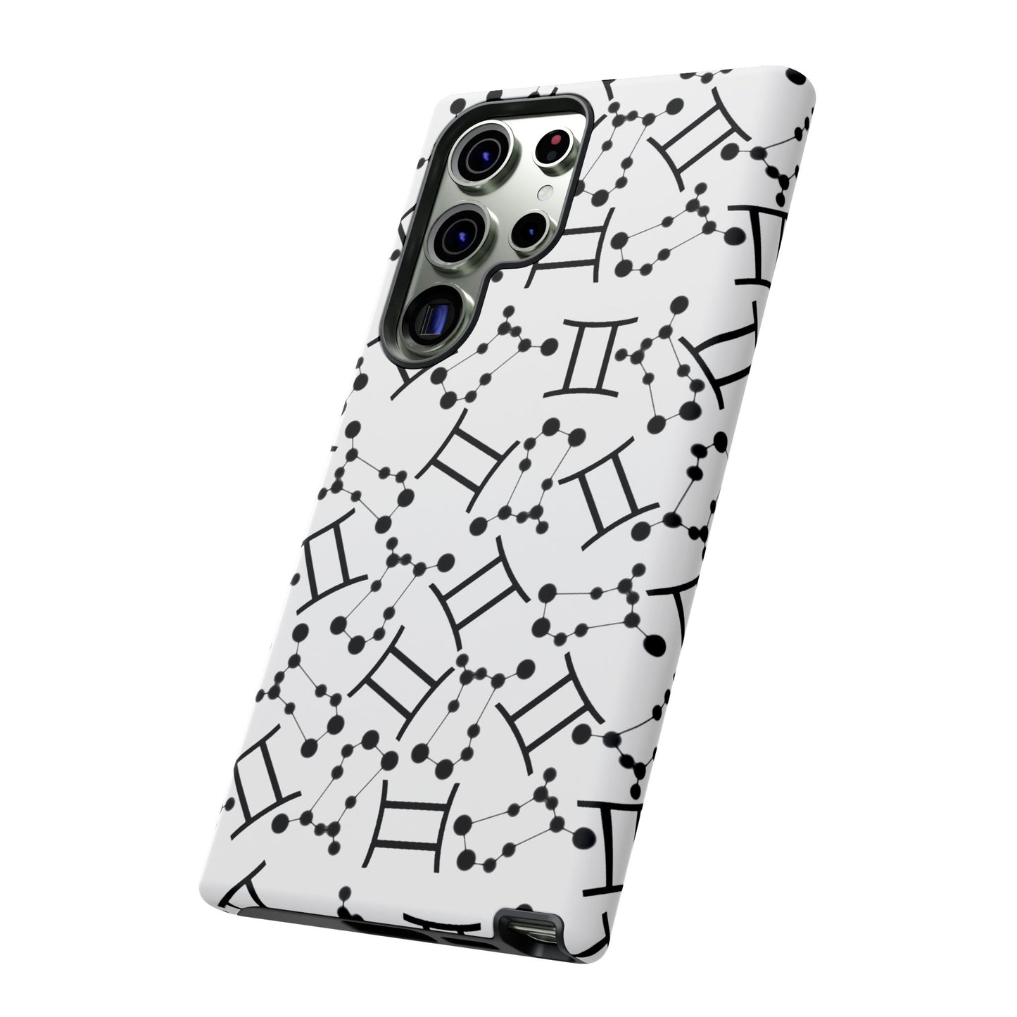 Tough Cases with the Gemini Zodiac sign for iPhone, Samsung Galaxy, and Google Pixel devices