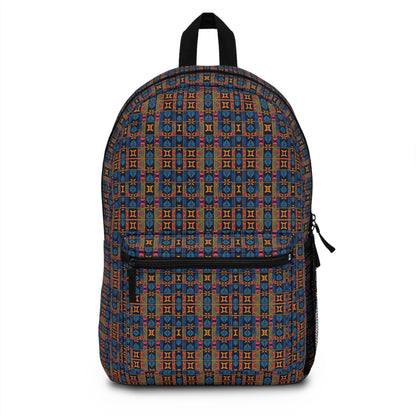 Backpack, Gemini, Zodiac, Shapes Pattern