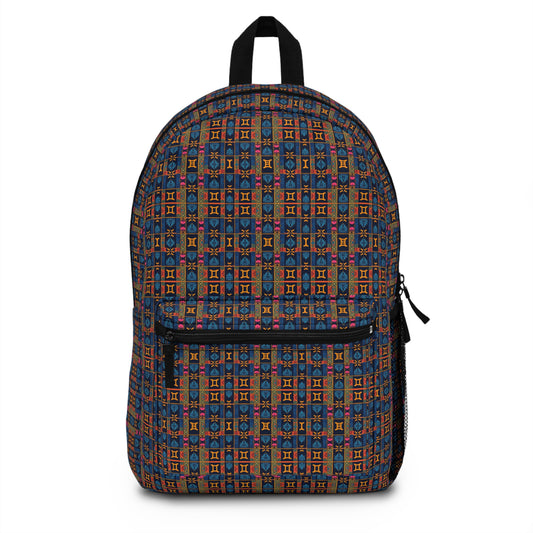 Backpack, Gemini, Zodiac, Shapes Pattern