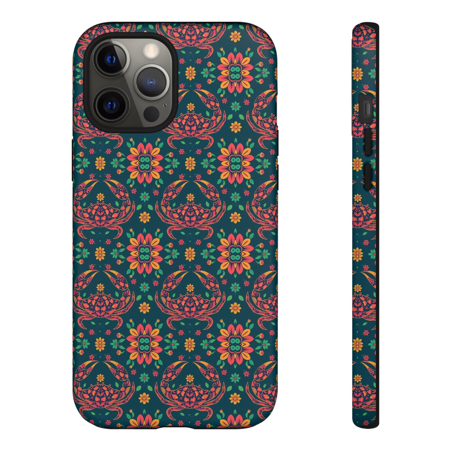 Tough Cases, Cancer, Zodiac v4, Flower Pattern