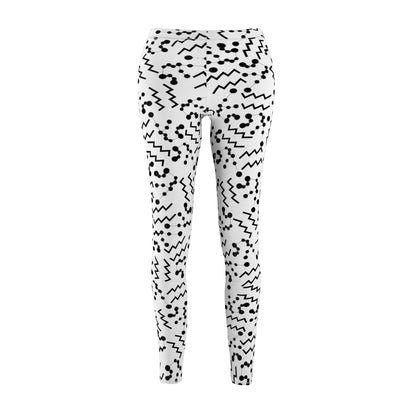 Women's Zodiac Cut & Sew Casual Leggings Aquarius Zodiac sign