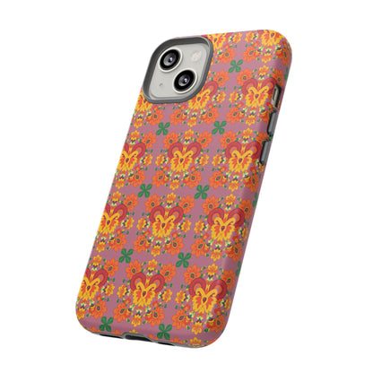 Tough Cases, Aries, Zodiac v1, Flower Pattern