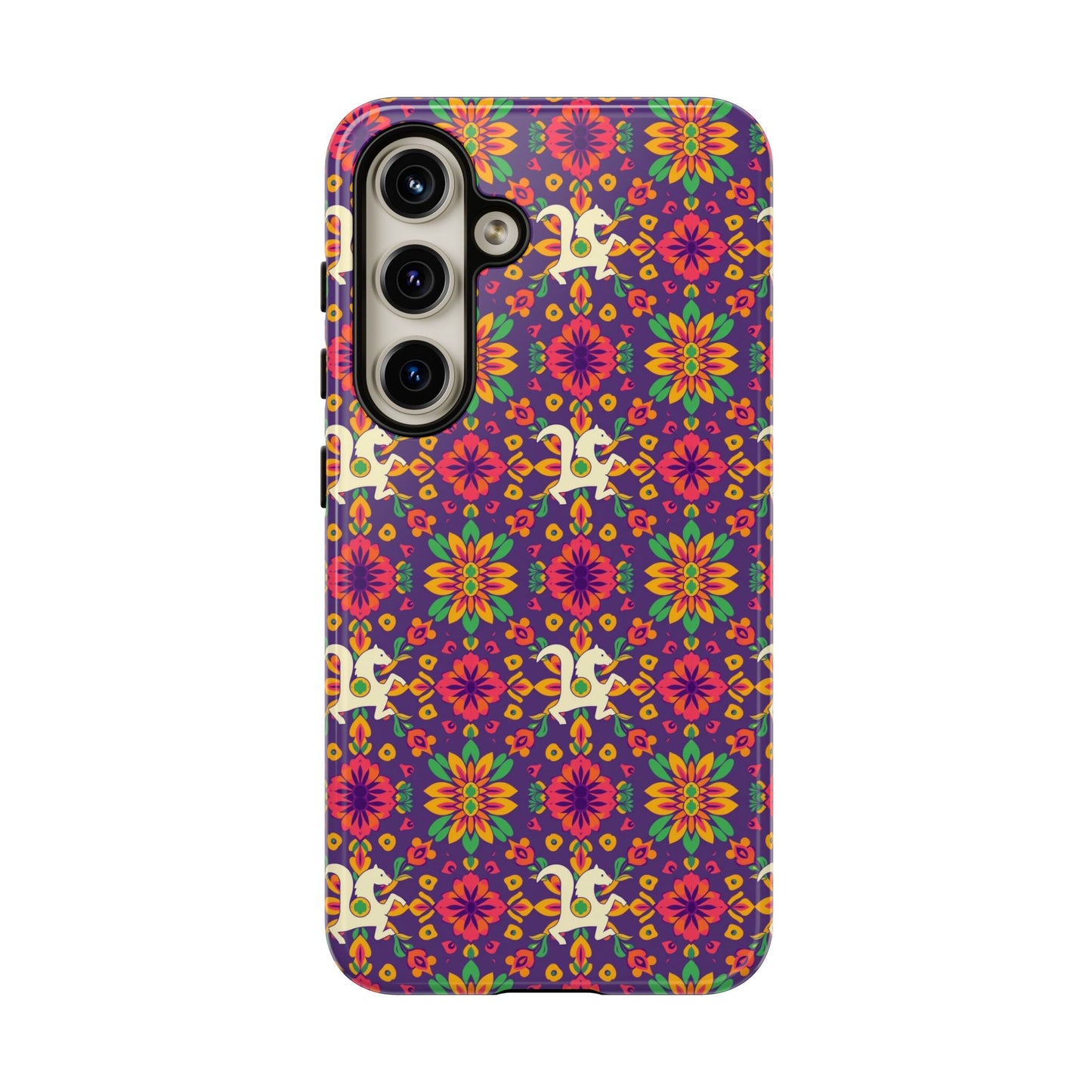 Tough Cases, Aquarius, Zodiac v1, Flower Pattern