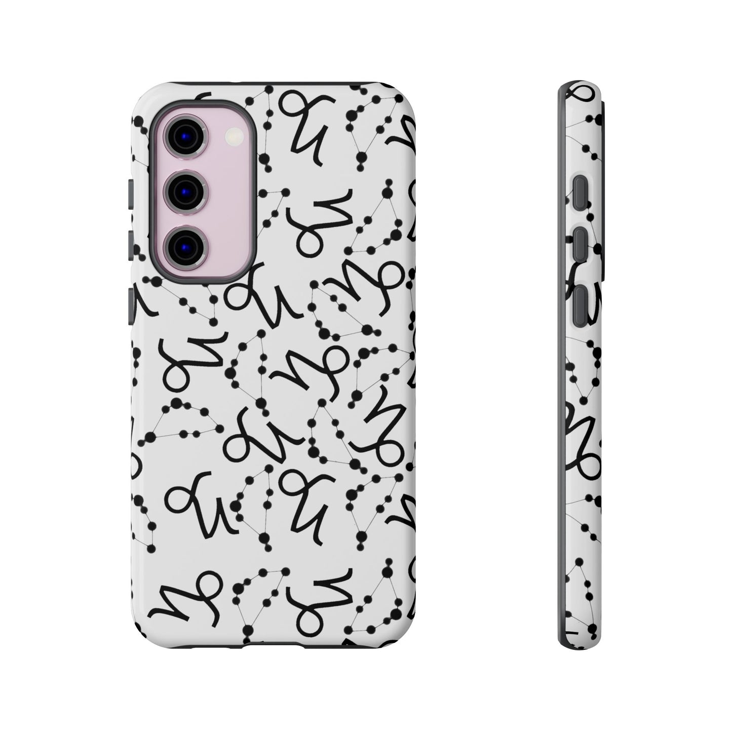 Tough Cases with the Capricorn Zodiac sign for iPhone, Samsung Galaxy, and Google Pixel devices