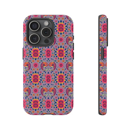 Tough Cases, Pisces, Zodiac v3, Flower Pattern