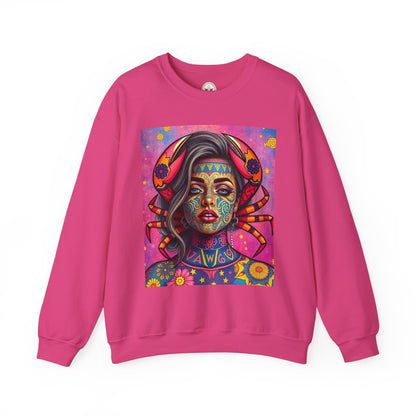 Unisex Heavy Blend™ Crewneck Sweatshirt, Cancer, Zodiac, Sexy Pattern