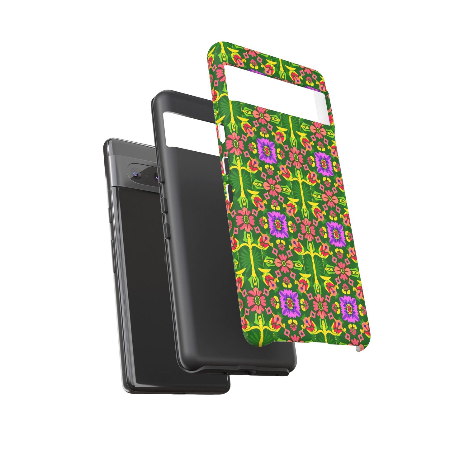 Tough Cases, Libra, Zodiac, Flower Pattern