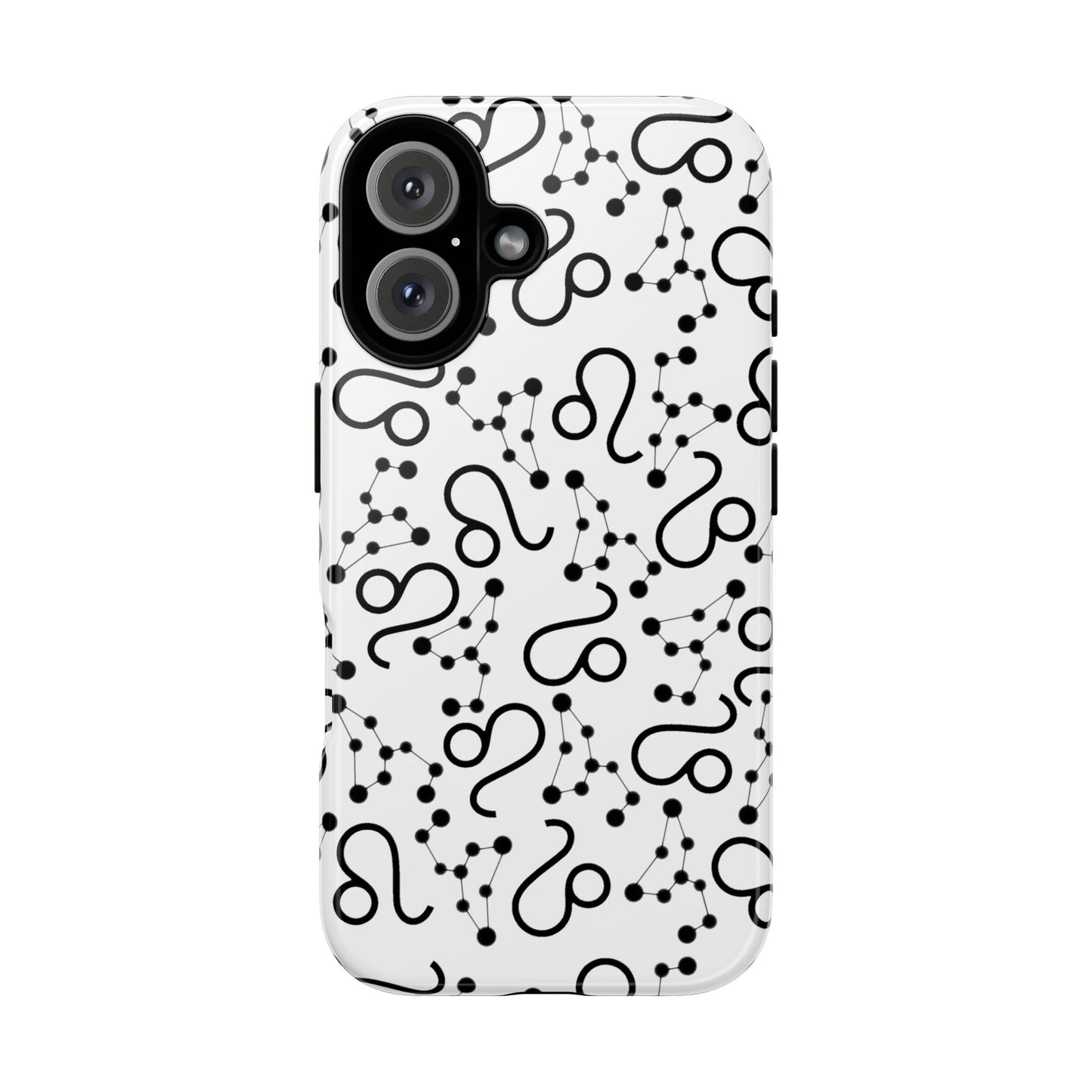 Tough Cases with the Leo Zodiac sign for iPhone, Samsung Galaxy, and Google Pixel devices