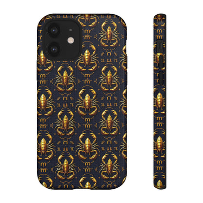 Tough Cases, Scorpio, Zodiac, Metal Pattern