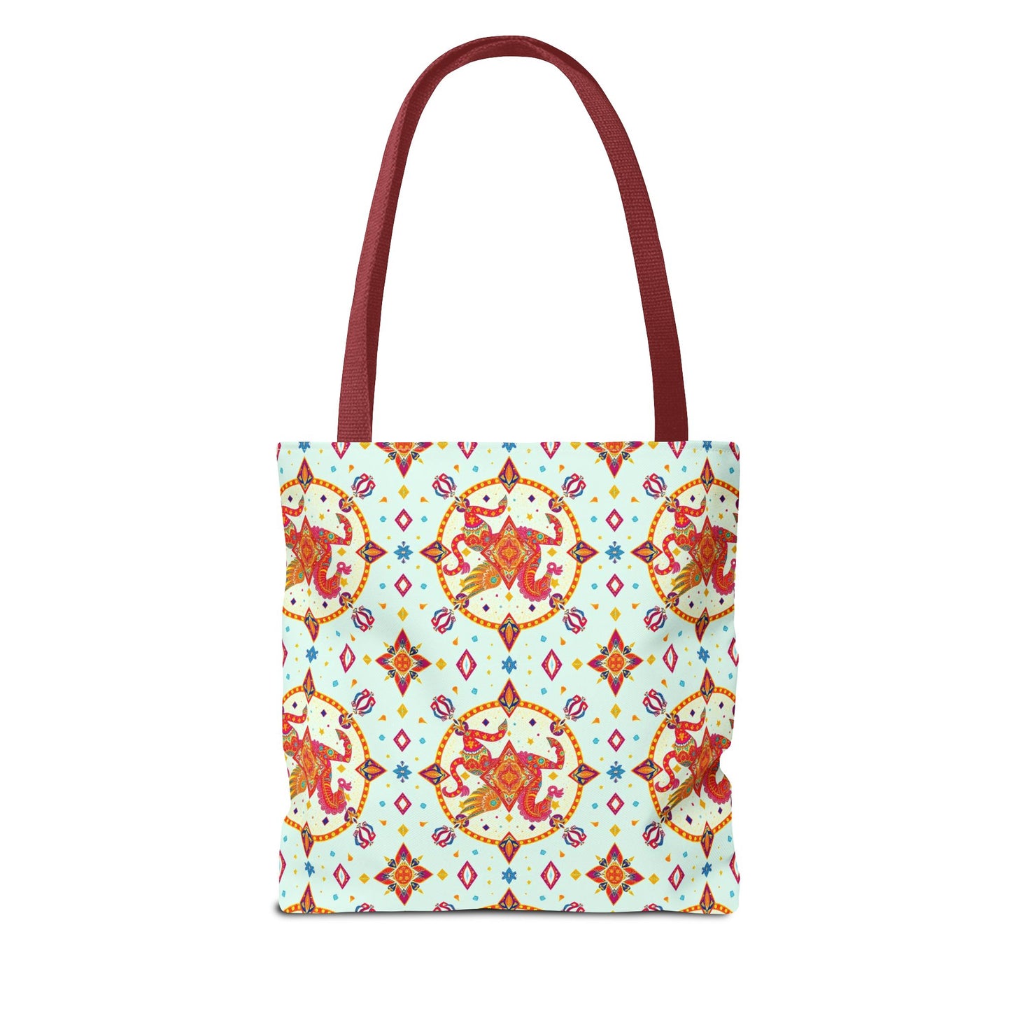 Tote Bag (AOP), Aquarius, Zodiac v1, Jewel Pattern