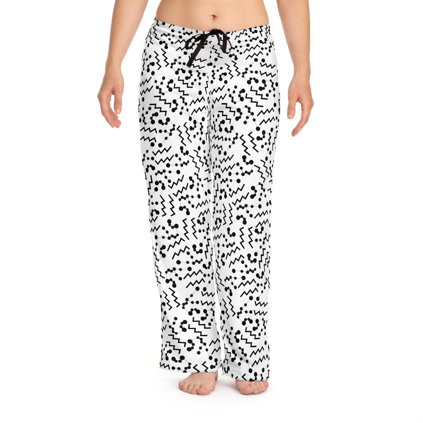 Women's Zodiac Pajama Pants (AOP) Aquarius Zodiac Sign