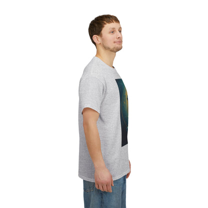 Unisex Heavy Cotton T-Shirt, Aquarius God, Zodiac Design
