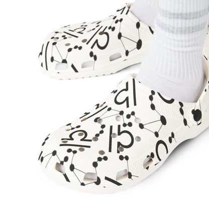 EVA Foam Rubber Shoes (AOP), Material 100% EVA, Libra Zodiac Design