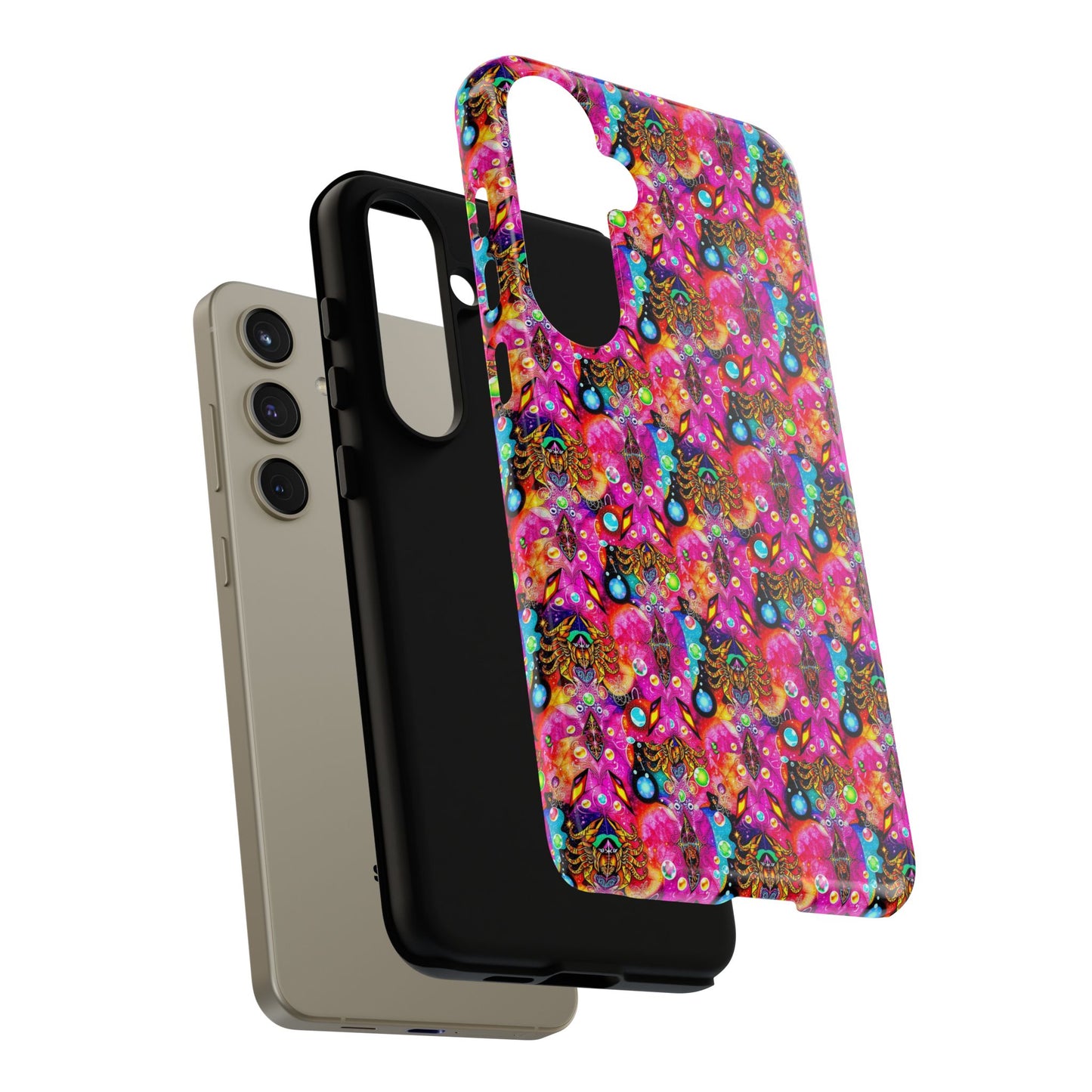Tough Cases, Scorpio, Zodiac v1, Bubble Pattern