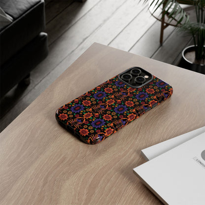 Tough Cases, Scorpio, Zodiac, Flower Pattern