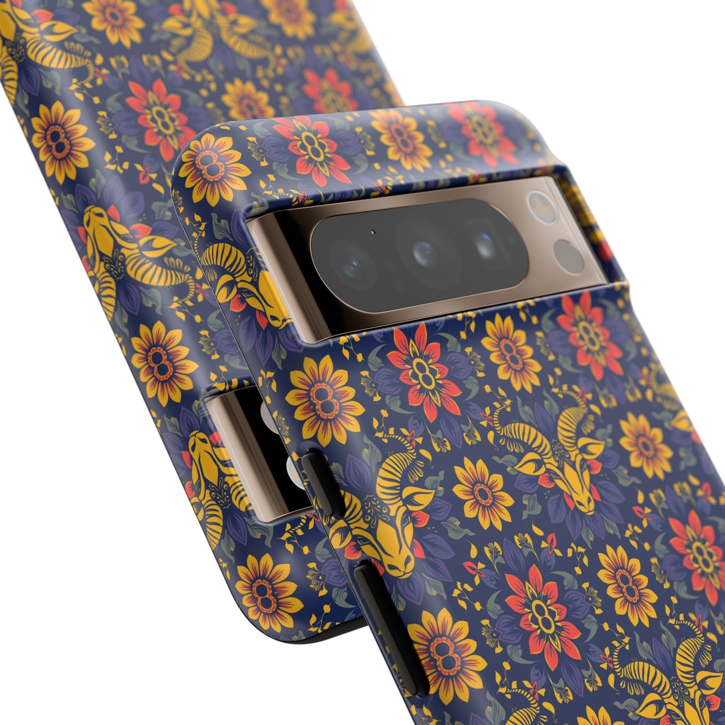 Tough Cases, Taurus, Zodiac v3, Flower Pattern